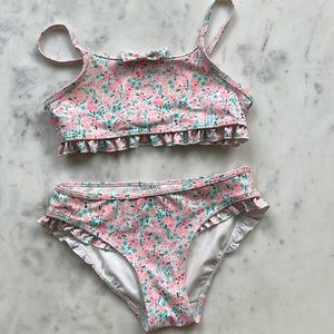 Floral girls bikini